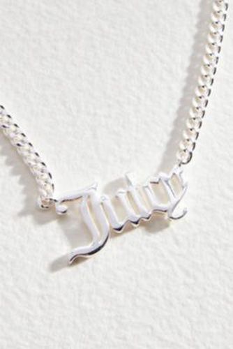 Chain Necklace - Silver at Urban Outfitters - Juicy Couture - Modalova