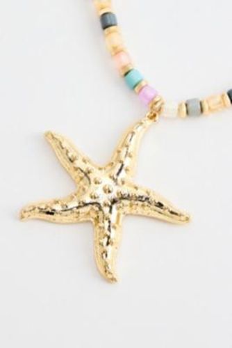 Starfish Beaded Choker Necklace - at Urban Outfitters - Silence + Noise - Modalova