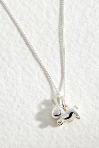 Leaping Charm Necklace - Silver at Urban Outfitters - Miffy - Modalova