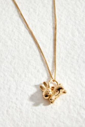 Leaping Charm Necklace - Gold at Urban Outfitters - Miffy - Modalova