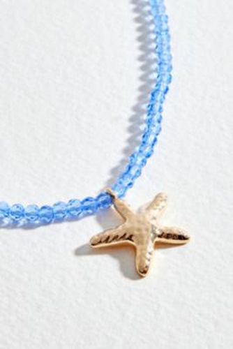 Beaded Starfish Necklace - Blue at Urban Outfitters - Silence + Noise - Modalova