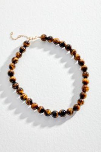 Chunky Wood Bead Choker Necklace - at Urban Outfitters - Silence + Noise - Modalova