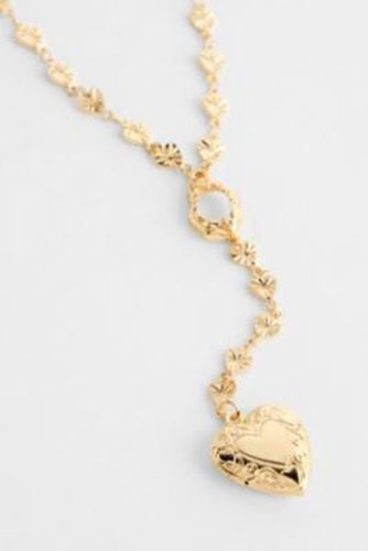 UO Delicate Heart Lariat Necklace - at - Urban Outfitters - Modalova