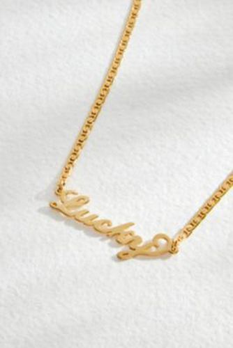 Lucky Mariner Chain Necklace - Gold at Urban Outfitters - Seol + Gold - Modalova
