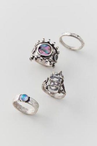 Ophelia Rings 4-Pack - Silver M/L at Urban Outfitters - Silence + Noise - Modalova