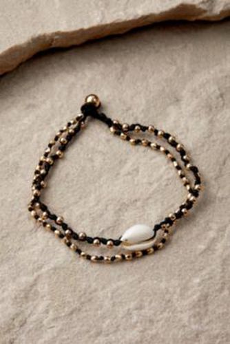 Shell Bead Anklet - Brown at Urban Outfitters - Silence + Noise - Modalova