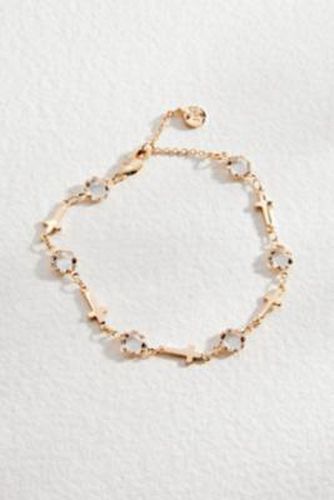 Cross Tennis Bracelet - Gold at Urban Outfitters - Silence + Noise - Modalova