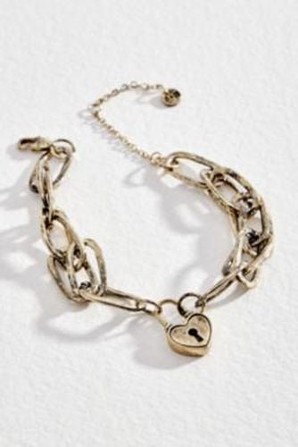 Padlock Chain Bracelet - at Urban Outfitters - Silence + Noise - Modalova