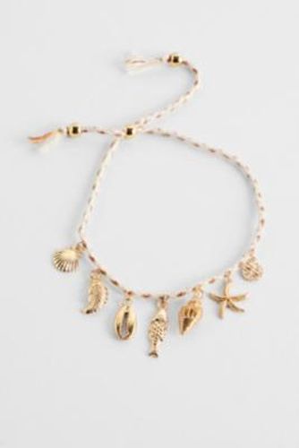 Multi-Charm Rope Anklet - at Urban Outfitters - Silence + Noise - Modalova