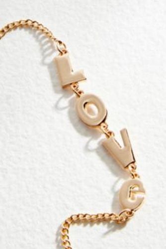 Love Chain Bracelet - at - Urban Outfitters - Modalova