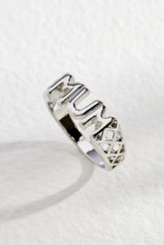 Mum Ring - Silver M/L at Urban Outfitters - Silence + Noise - Modalova