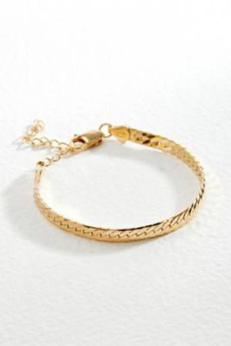 Chunky Snake Chain Bracelet - Gold at Urban Outfitters - Seol + Gold - Modalova