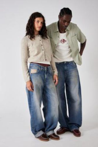 Fila x BDG Mid Wash Denim Jeans - Tinted Denim 28 at Urban Outfitters - BDG,FILA - Modalova