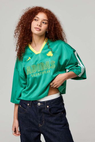 Tiro Crop T-Shirt - XS at Urban Outfitters - adidas - Modalova