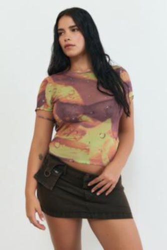 UO Exclusive Mac Mini Skirt - Brown XS at Urban Outfitters - miaou - Modalova