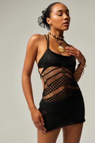 Dixu Knit Mini Dress - Black XS at Urban Outfitters - Jaded London - Modalova