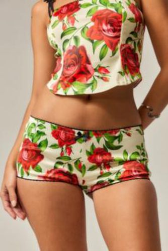 Scarlet Satin Micro Shorts UK 6 at Urban Outfitters - Jaded London - Modalova