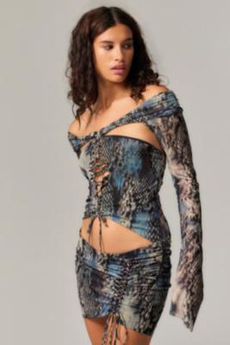 Bianca Macrame Mesh Mini Dress UK 6 at Urban Outfitters - Jaded London - Modalova