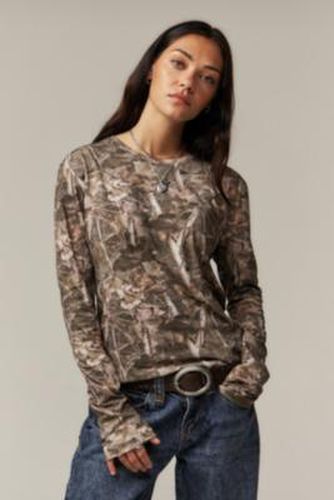 Woodland Mesh Long Sleeve Top XS at Urban Outfitters - Jaded London - Modalova