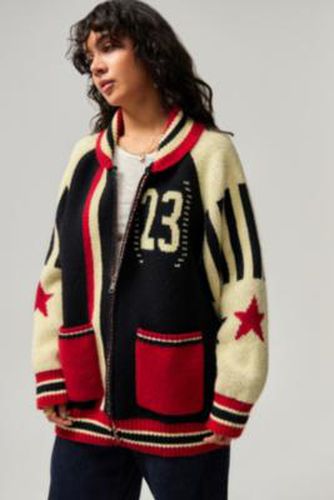 Team 23 Motocross Knitted Zip-Through Jacket M/L at Urban Outfitters - Jaded London - Modalova