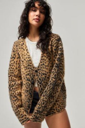 Leopard Print Chuck Cardigan XS at Urban Outfitters - Jaded London - Modalova