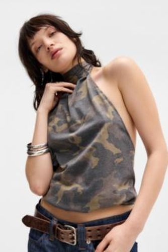 Camo Drape Scarf Top UK 6 at Urban Outfitters - Jaded London - Modalova