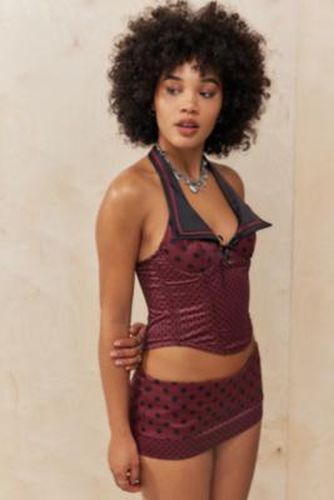 Not Your Girlfriend Polka Dot Corset Top - UK 6 at Urban Outfitters - Jaded London - Modalova