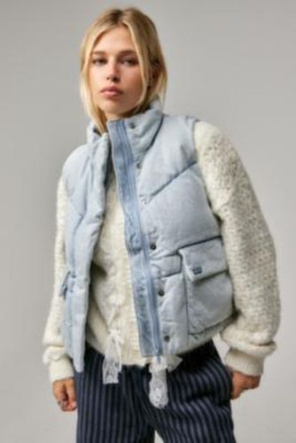 Western Denim Padded Gilet Jacket - S at Urban Outfitters - Levi's - Modalova