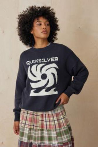 Black Logo Sweatshirt - XS at Urban Outfitters - Quiksilver - Modalova