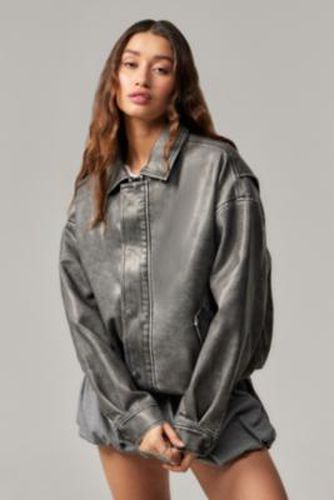 Kenny PU Leather Bomber Jacket - 2XS at Urban Outfitters - Lioness - Modalova