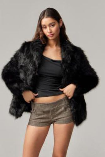 Bada Bing Faux Fur Jacket - Black 2XS at Urban Outfitters - Lioness - Modalova