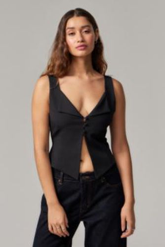 Backstage Vest Top Jacket - Black M at Urban Outfitters - Lioness - Modalova