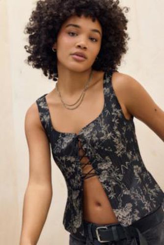 Wild Lace Up Corset Top - XS at Urban Outfitters - Lioness - Modalova