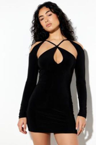 Soft Touch Cut-Out Mini Dress - XS at Urban Outfitters - Wavey - Modalova