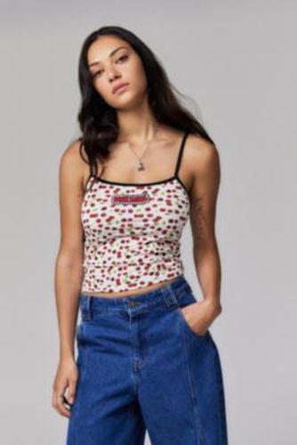 Cherries Cami Top - White XS at Urban Outfitters - Minga London - Modalova