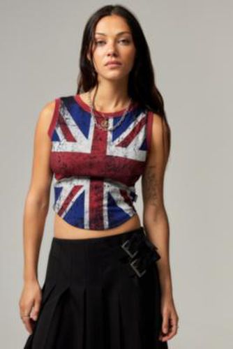 UK Flag Tank Top XS at Urban Outfitters - Minga London - Modalova