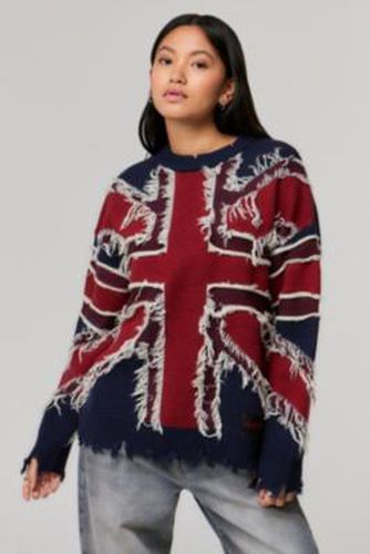 Union Flag Distressed Jumper S at Urban Outfitters - Minga London - Modalova