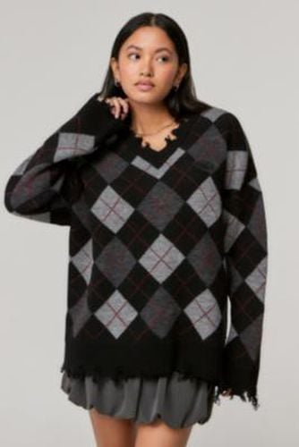 Argyle Jumper - M at Urban Outfitters - Minga London - Modalova