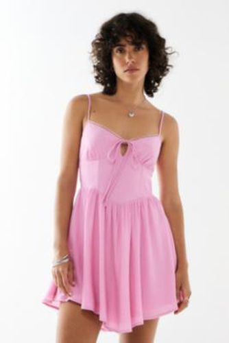 UO Exclusive Montauk Mini Dress - Pink XS at Urban Outfitters - Kiss The Sky - Modalova