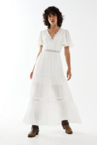 Montauk Boho Maxi Dress - White XS at Urban Outfitters - Kiss The Sky - Modalova