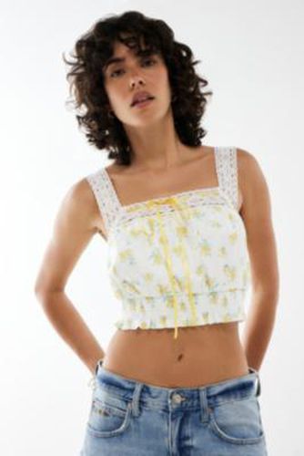 Hamptons Floral Blouse - White L at Urban Outfitters - Kiss The Sky - Modalova