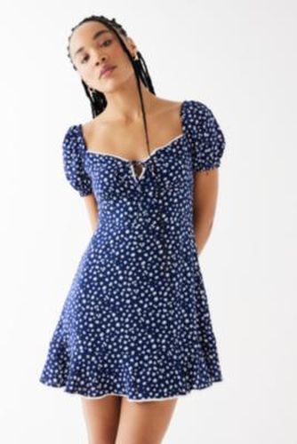 UO Exclusive Daisy Mini Dress - Navy XS at Urban Outfitters - Kiss The Sky - Modalova