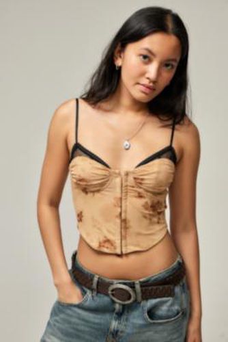 Gabi Double-Layer Corset Top - S at Urban Outfitters - Kiss The Sky - Modalova