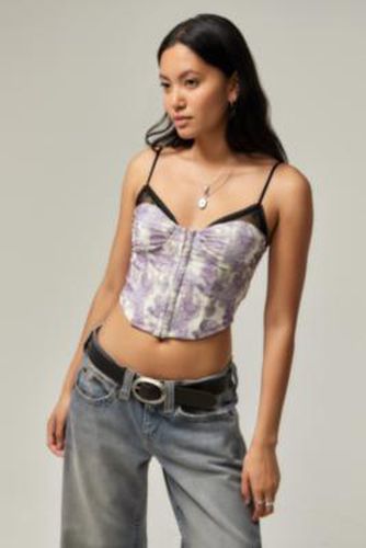 UO Exclusive Gabi Corset Top - Purple XS at Urban Outfitters - Kiss The Sky - Modalova