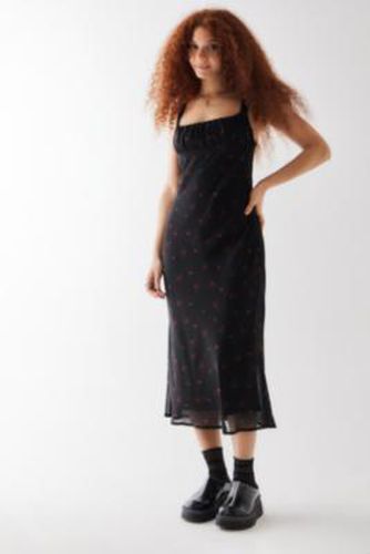 Valentina Bow Mesh Midi Dress - XS at Urban Outfitters - Kiss The Sky - Modalova