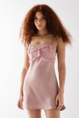 UO Exclusive Saffi Pink Mini Dress - Pink XS at Urban Outfitters - Love Triangle - Modalova