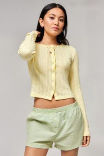 Yellow Voir Boxer Shorts XS at Urban Outfitters - Motel - Modalova