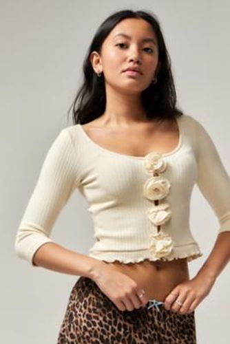 Harpan Top - Cream XS at Urban Outfitters - Motel - Modalova