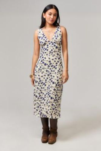 Gabriela Midi Dress - Cream XS at Urban Outfitters - Motel - Modalova