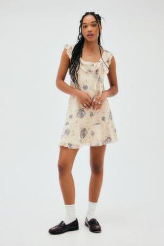 Binita Mini Dress - Cream XS at Urban Outfitters - Motel - Modalova